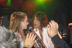 Steve Tyler performing at a $10 million Bat Mitzvah for the daughter of David Brooks.